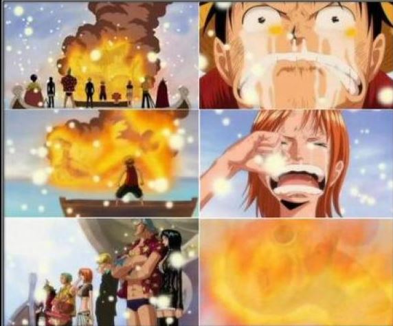 a despedida de going merry #onepiece #m #a #l